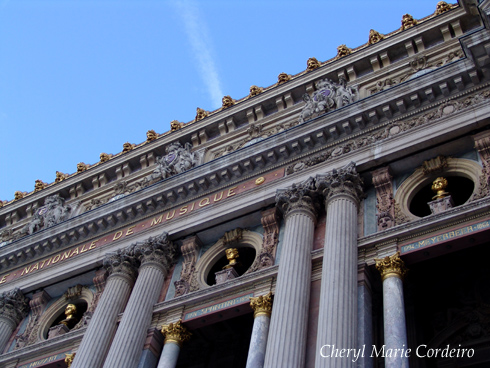 Palais Garnier, Opera Garnier, columns, Paris, France