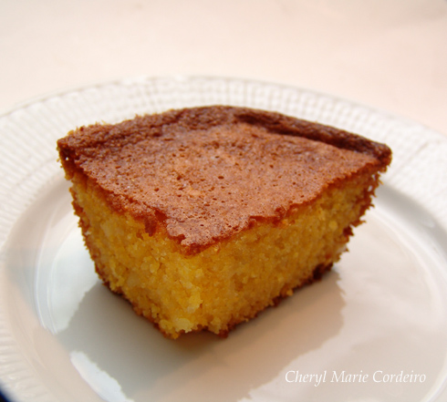 Eurasian almond sugee cake recipe, Cheryl Marie Cordeiro