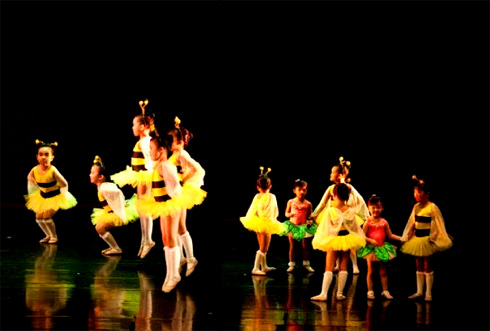 Ballet concert, girls