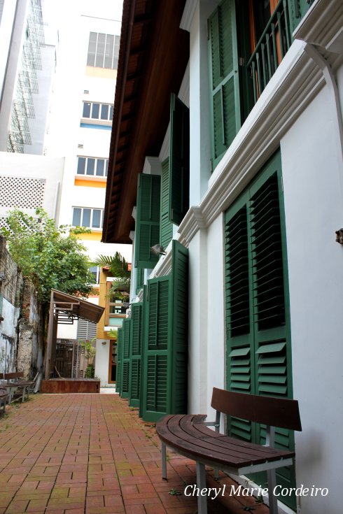 Casa Latina, side of the restaurant, Singapore.