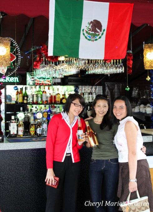 Cheryl Marie Cordeiro-Nilsson, Azul Osman Ogazon and Janice Lee at Casa Latina, Singapore
