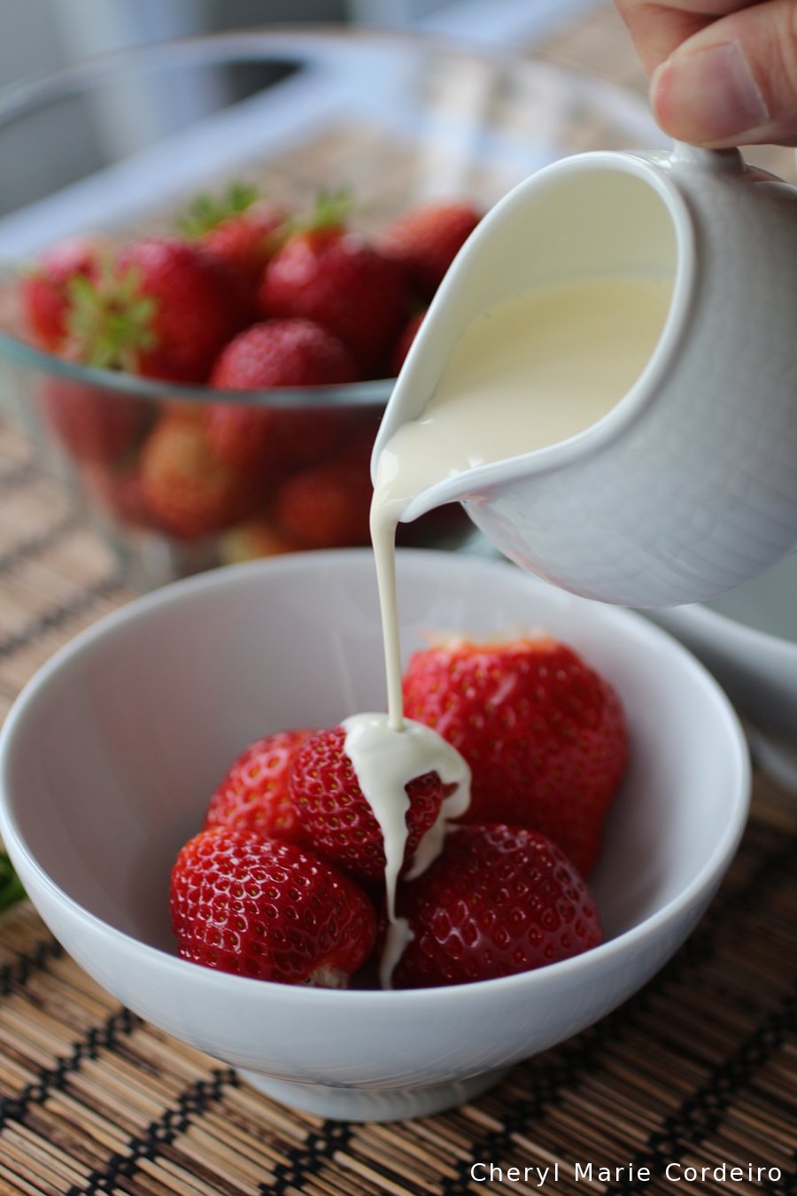 Cheryl Marie Cordeiro, strawberry harvest, strawberries and cream, 2015