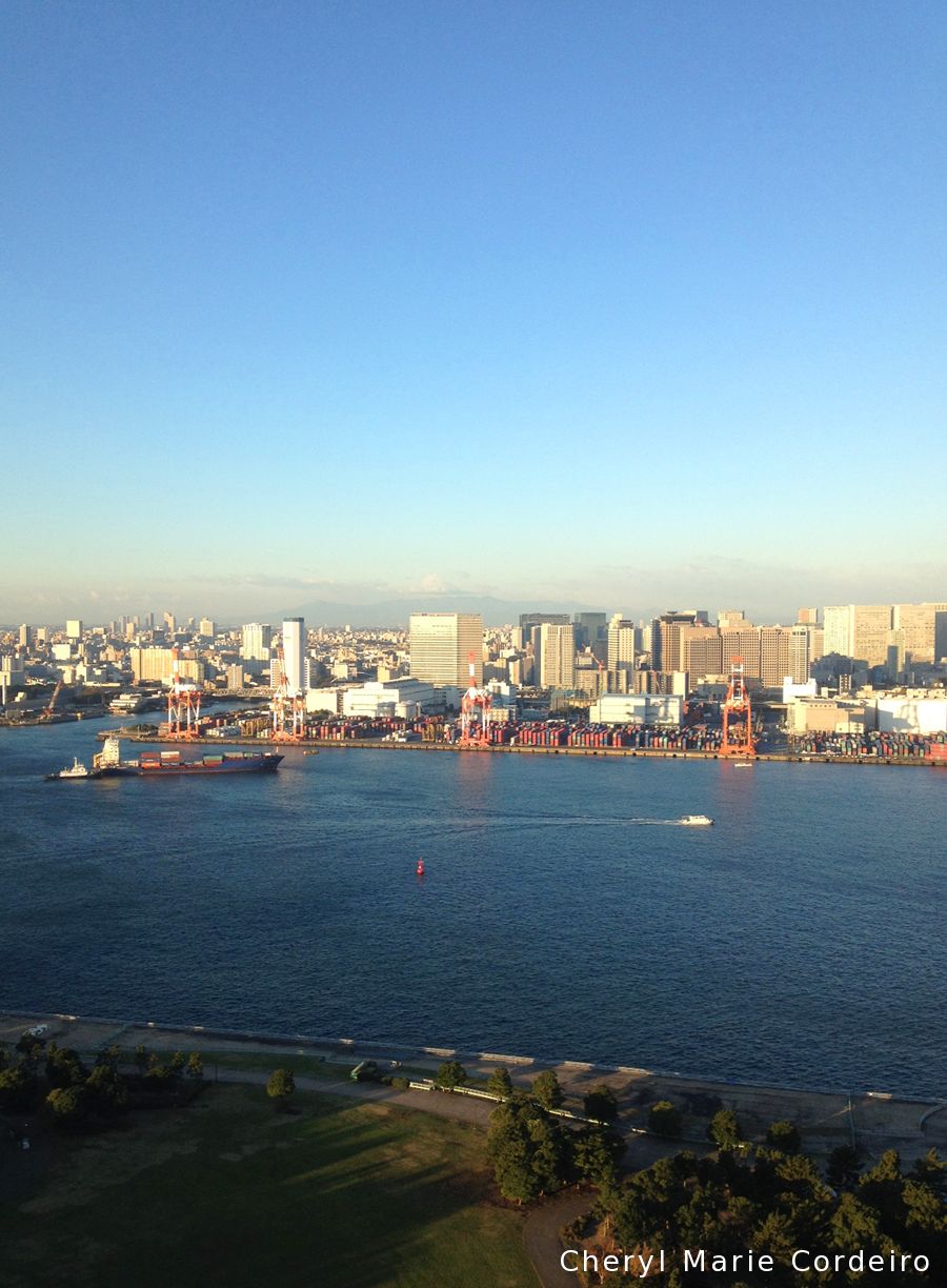 Tokyo Bay, view from Le Grand Pacific Daiba, 30F.