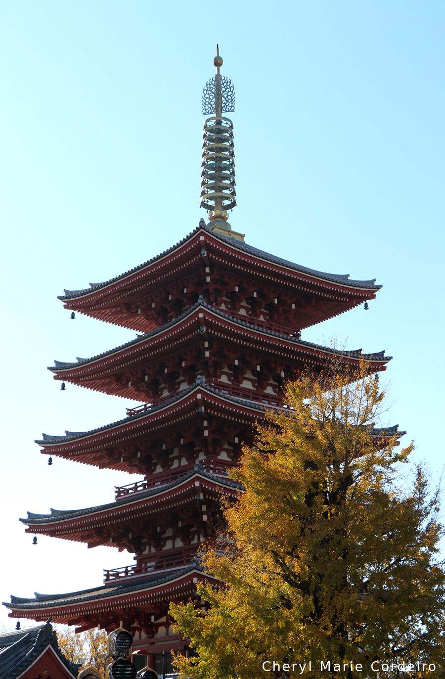 Five-storied pagoda, Sensoji Temple