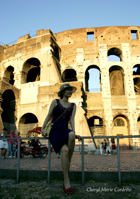 At the Colosseum by sundown, Rome.