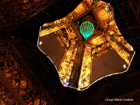 From under the Eiffel Tower, Paris, France