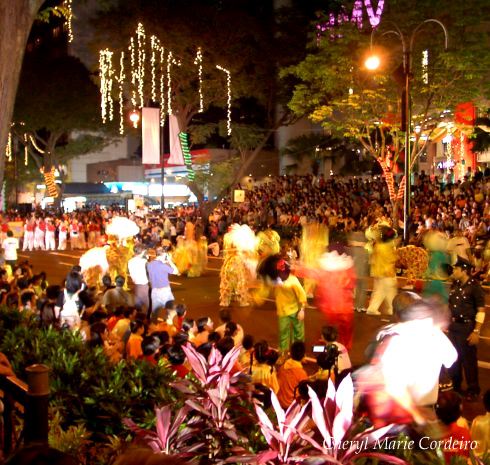 Chingay street carnival in Singapore