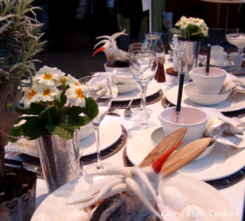 White table setting