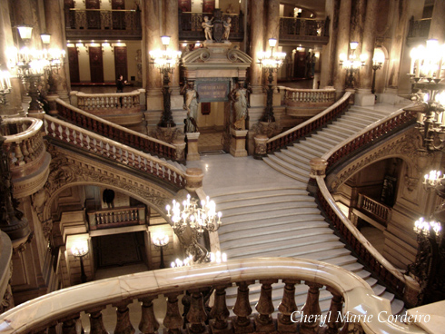 Main stairway of the Opéra Garnier, Paris, France