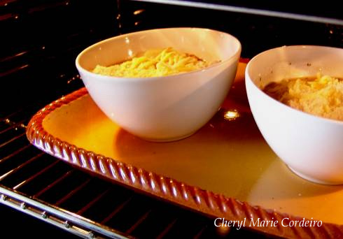 French Onion Soup in oven