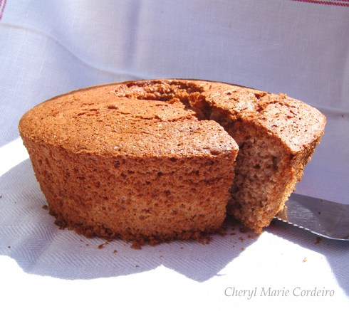 Chocolate orange chiffon cake with recipe