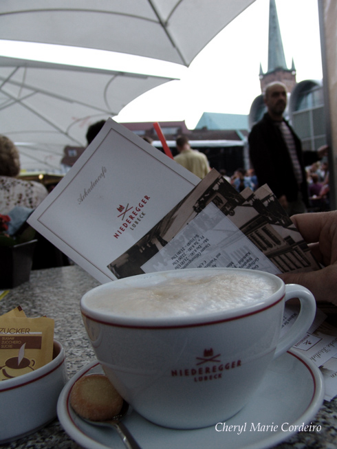 Niederegger Arkadencafé, Lübeck, Germany, coffee