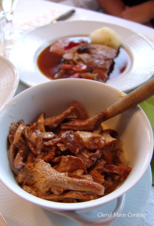 Svenska kantareller, chantarelles, stewed