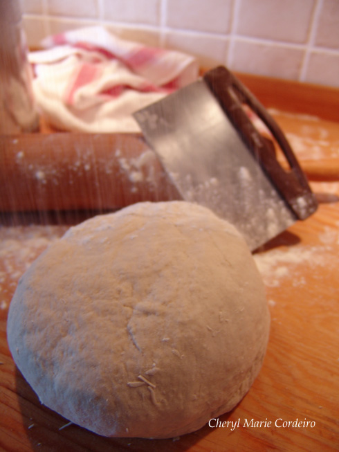 Kneading dough, Pizza_025