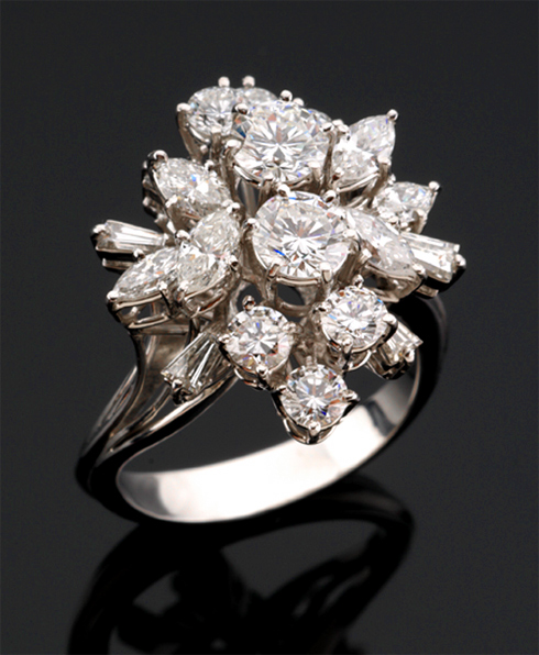Cocktail diamond ring. W.A. Bolin, Cheryl Marie Cordeiro