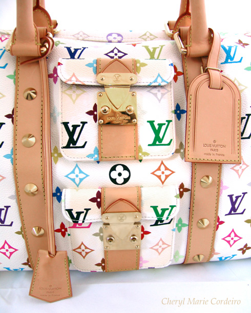 Louis Vuitton Keepall 45 Takashi Murakami Black Multicolor