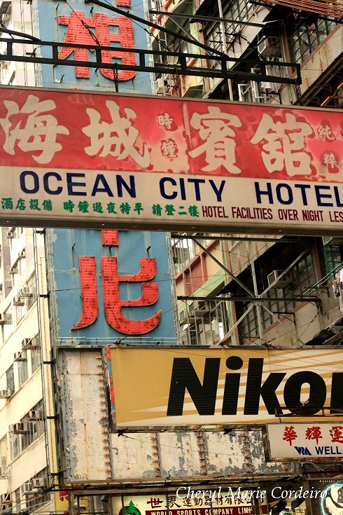 Signboards, Hong Kong.
