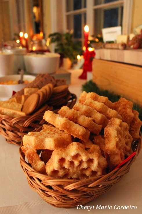 Dessert table, ginger cookies, Råda Säteri.
