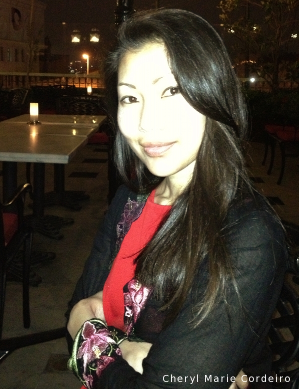 Cheryl Marie Cordeiro, Pera Palace Hotel Istanbul courtyard