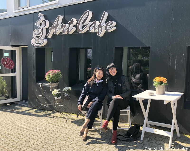 Cheryl Marie Cordeiro and Ivonne Wilken, Art Café, Tromsø, Norway 2019